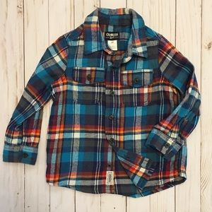 Plaid Flannel Oshkosh B’Gosh Shirt